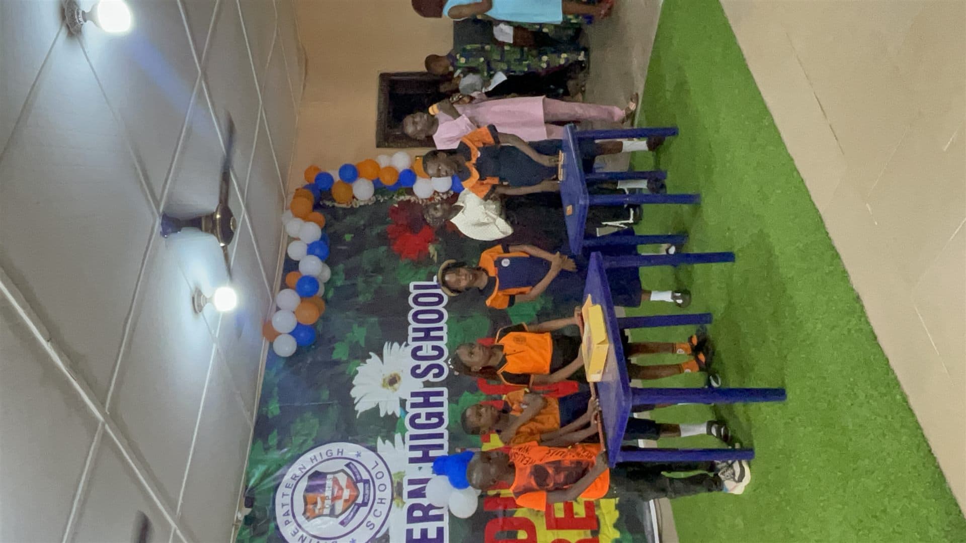 Students at Divine Pattern High School