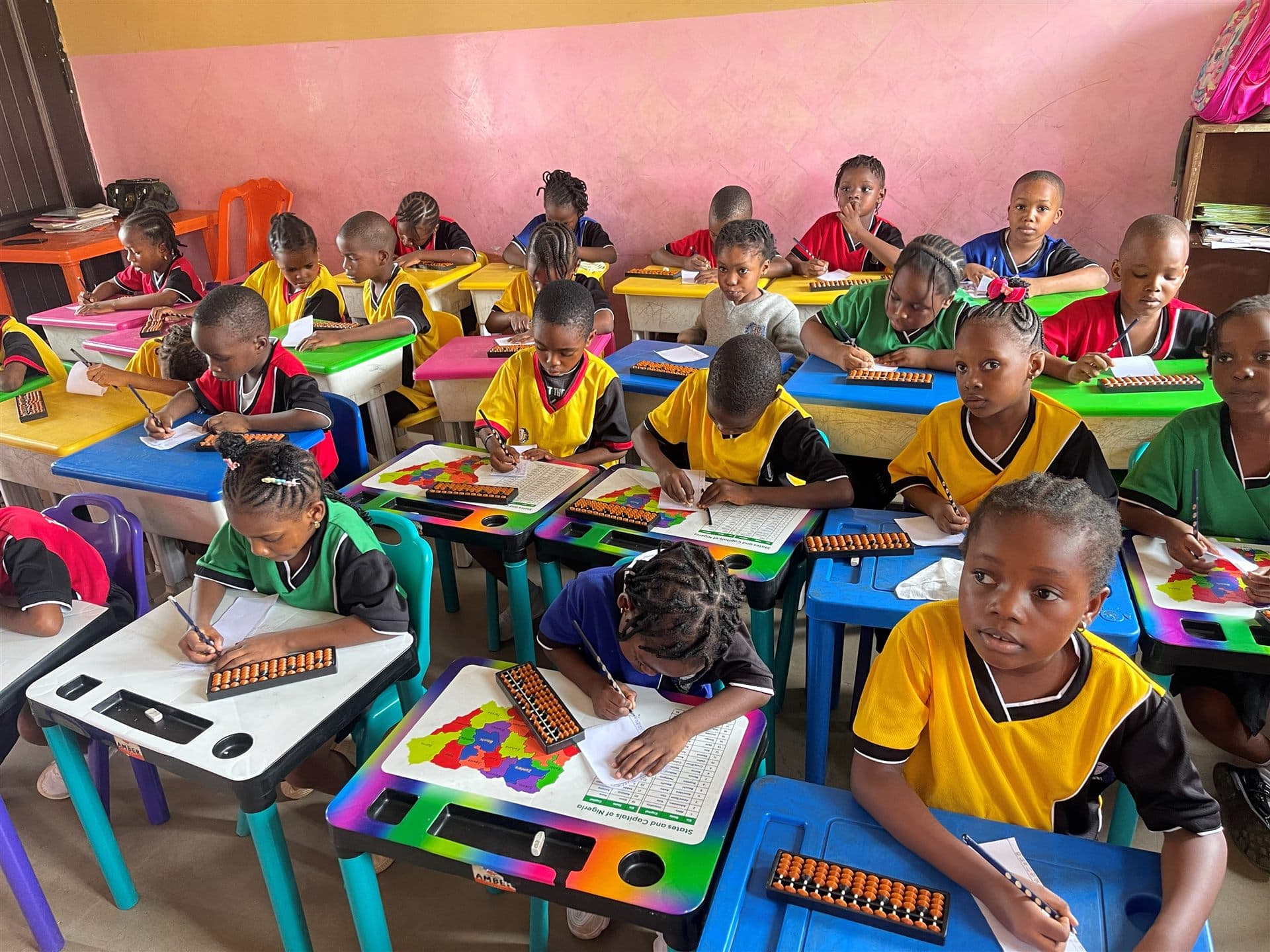 Students at Hepzibah Vics Montessori Schools