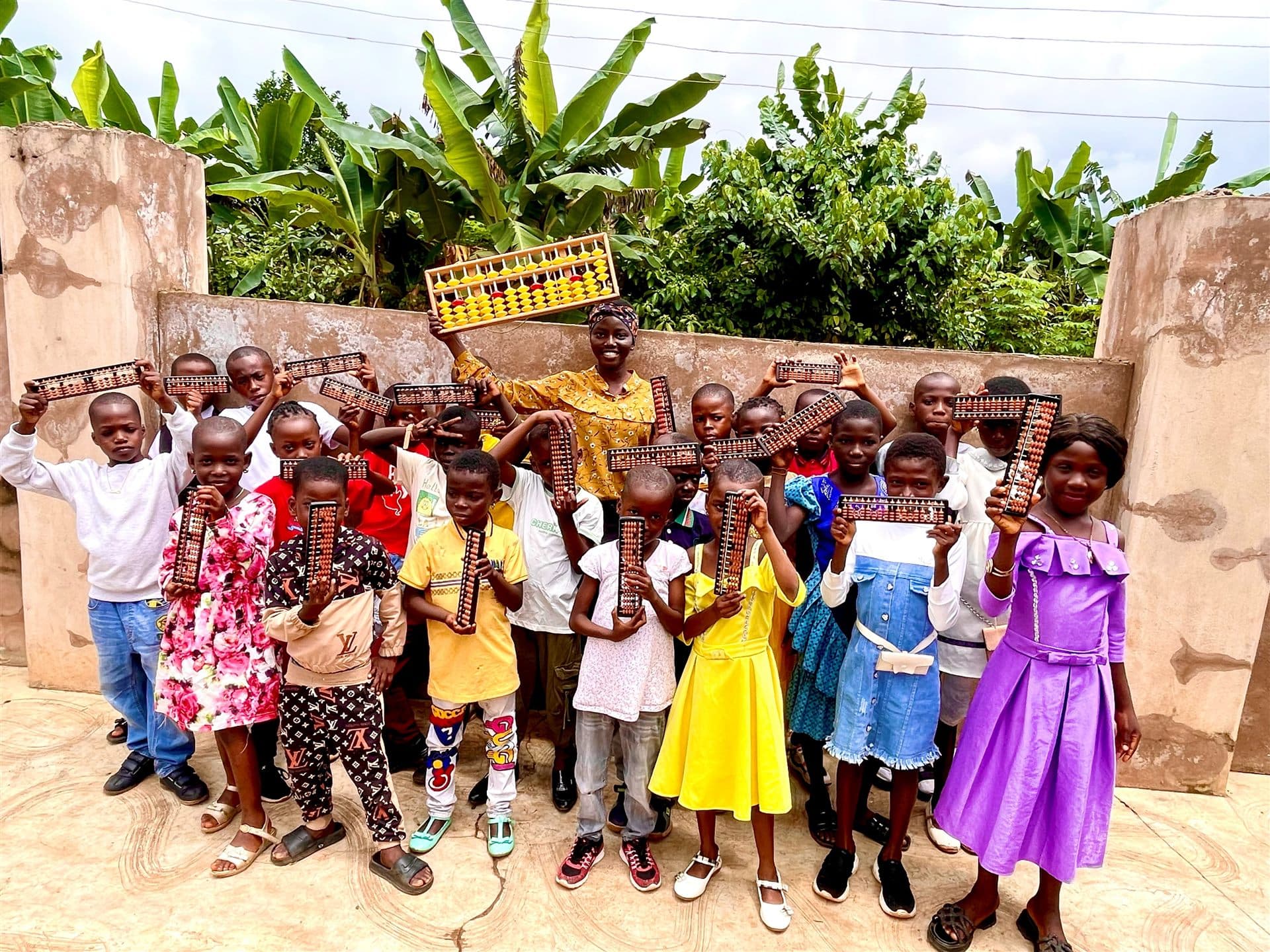 Students at Rosemerg (rural outreach school)